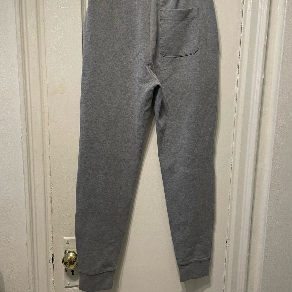 GAP Gray Sweatpants with Elastic Waistband and Tapered Legs - Picture 2 of 3
